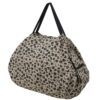 Shupatto compact foldable shopping bag size L - Paw Marks - Image 3