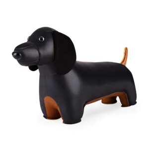 Teckel Black Paperweight 250gr