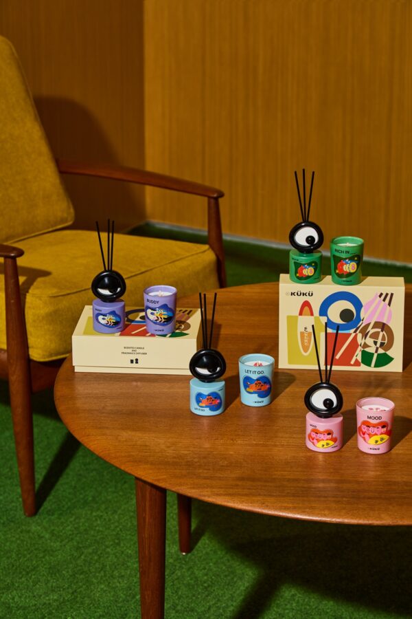 Wekükü BIG EYE - Let it go (Scented Candle & Fragrance Diffuser Gift Set) - Image 5
