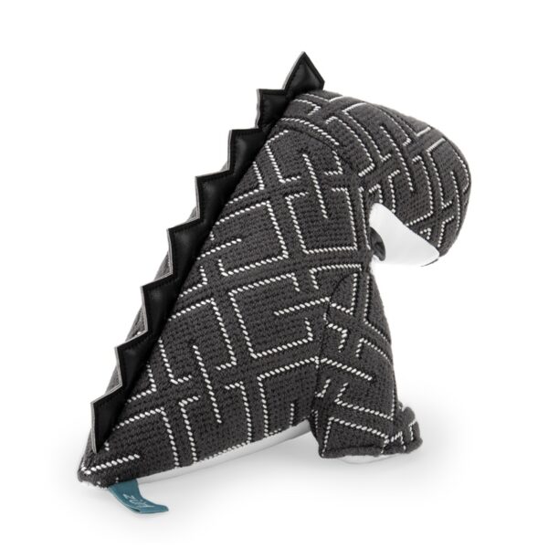 Dinosaur Bobo Kvadrat Grid dark grey bookend - Image 4