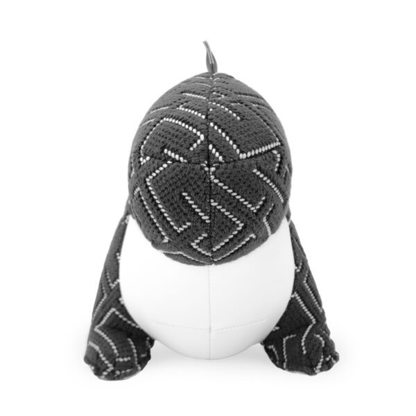 Dinosaur Bobo Kvadrat Grid dark grey bookend - Image 3