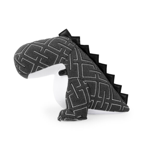 Dinosaur Bobo Kvadrat Grid dark grey bookend - Image 2
