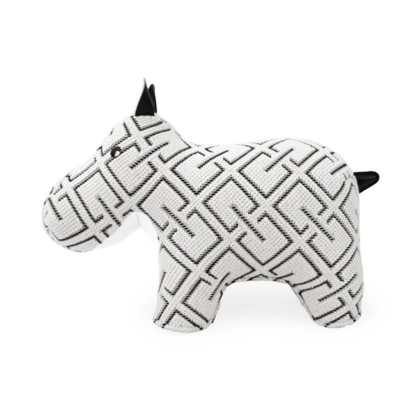 Hippo Kvadrat Grid white bookend - Image 2