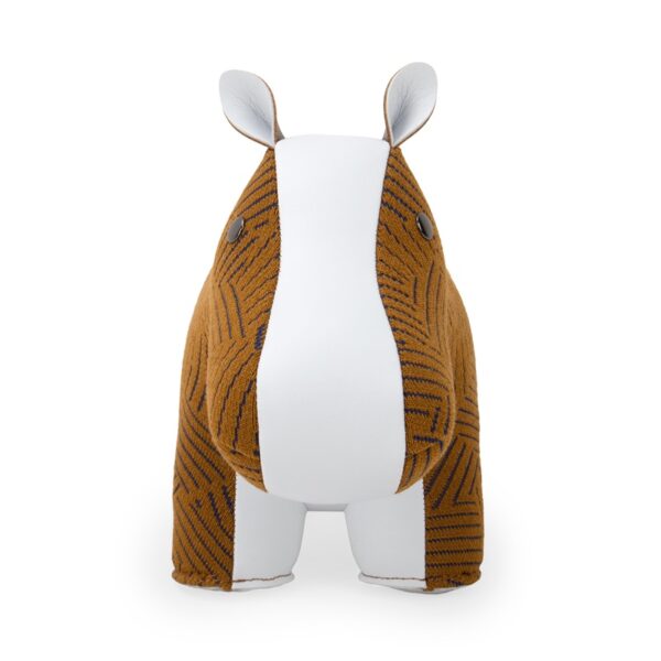 Hippo Kvadrat Razzle Dazzle tan bookend - Image 3