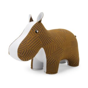 Hippo Kvadrat Razzle Dazzle tan bookend