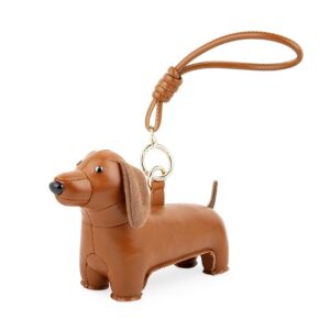 Teckel tan Bag Charm