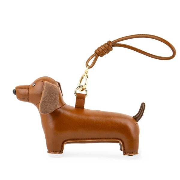 Teckel tan Bag Charm - Image 2